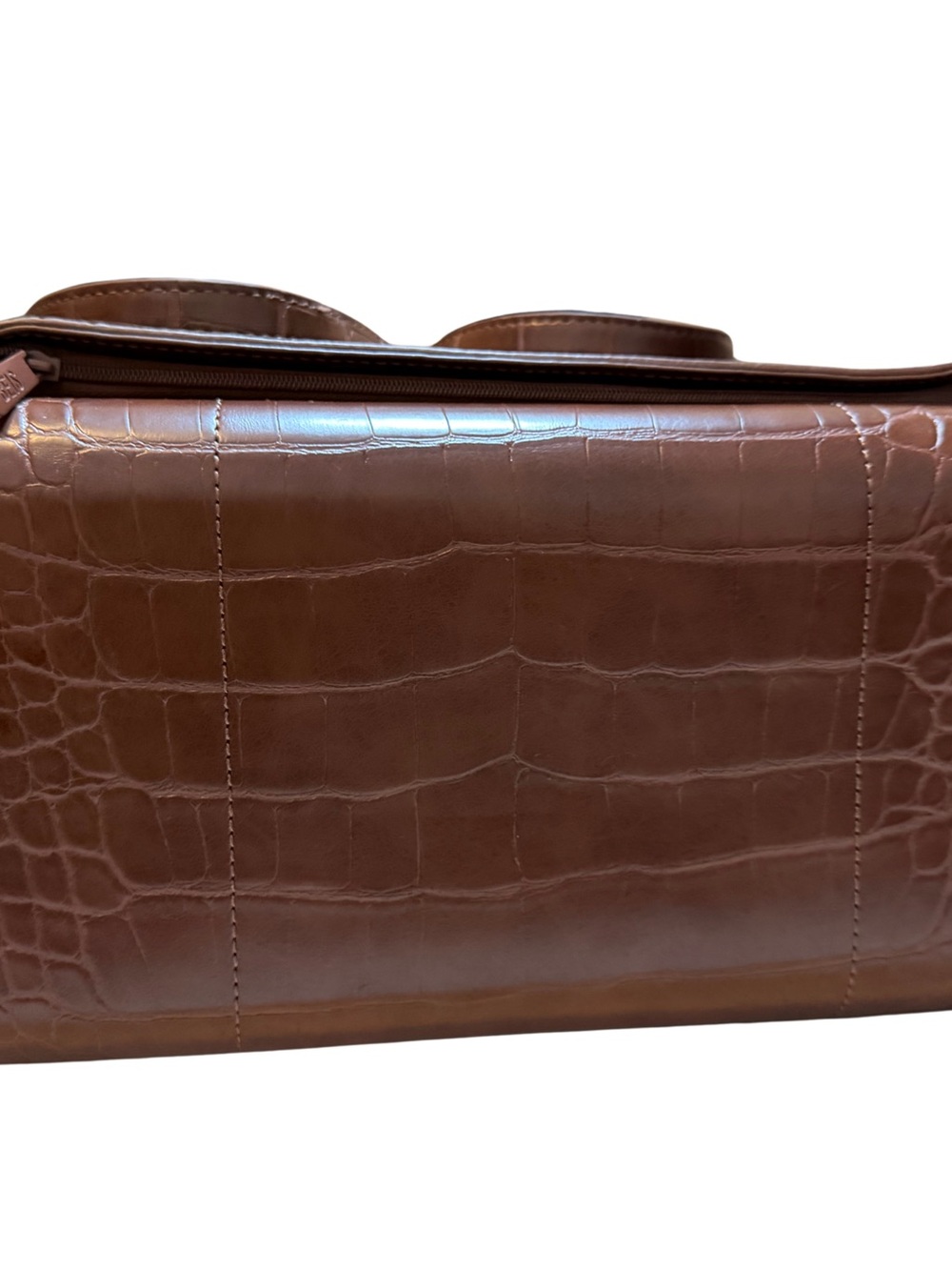 BEIS Work Tote Croc-Embossed Maple - Picture 6 of 12